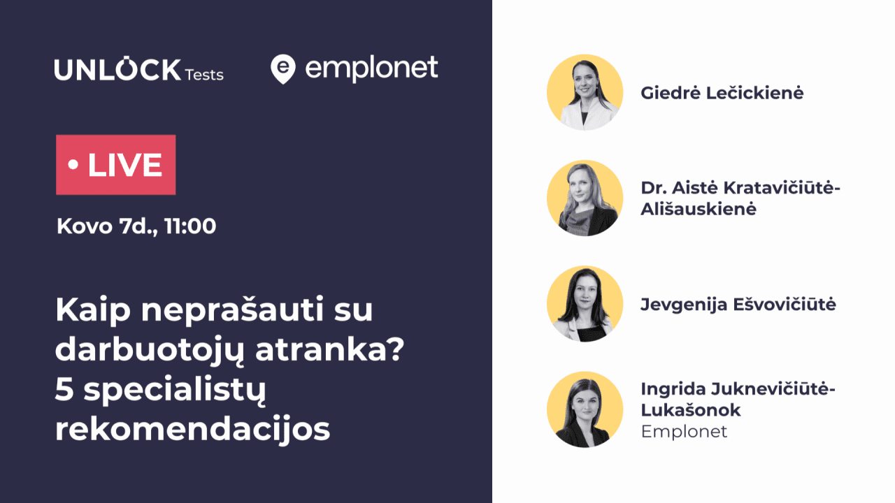 1707719146894 Vadovų ugdymas organizacijoje. 360 tyrimas. Grįžtamasis ryšys. UNLOCK tests